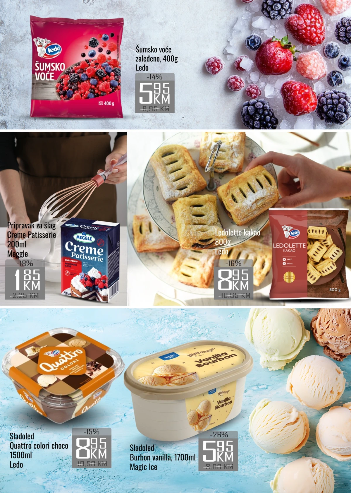 BEST katalog strana 5 – sladoledi, šumsko voće i smrznuti deserti na akciji