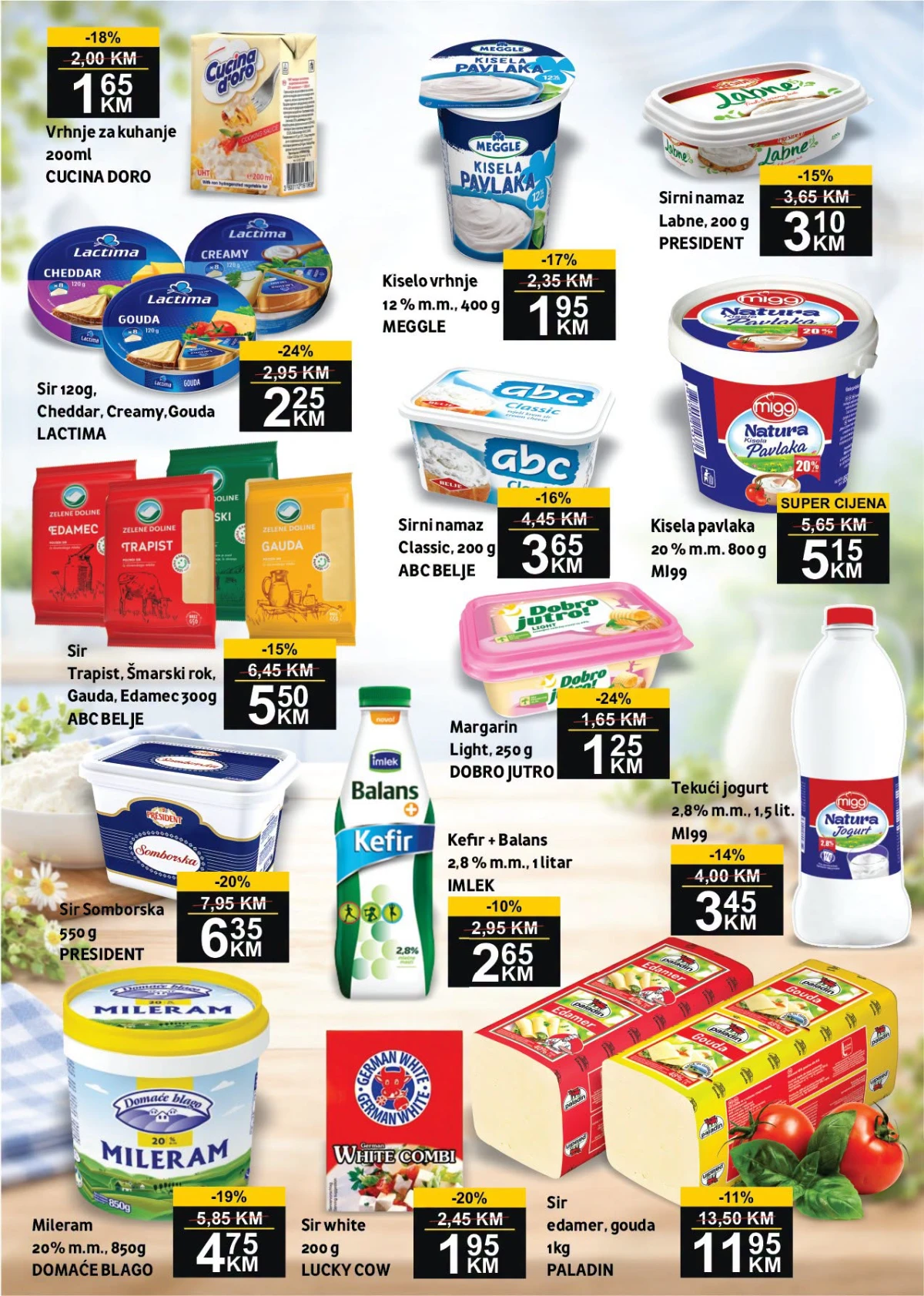 BEST katalog – sirevi, pavlaka i mliječni proizvodi na akciji