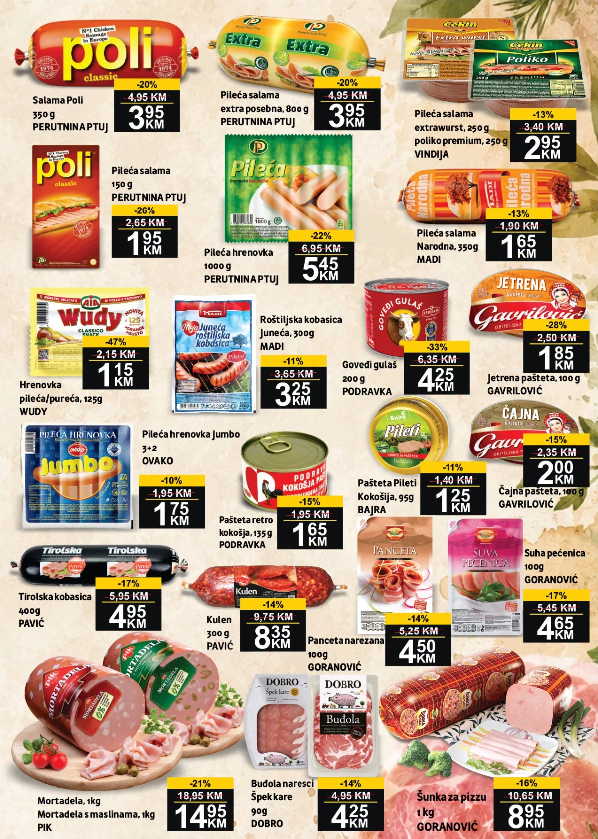 BEST katalog stranica 2 – mesne prerađevine i sirevi