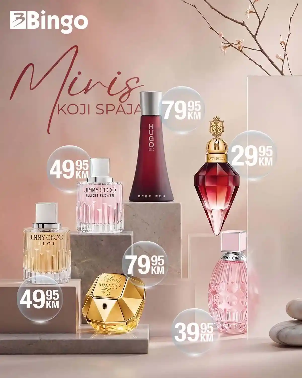 Bingo parfemi na sniženju – ženski i muški mirisi do 13. februara 2026..