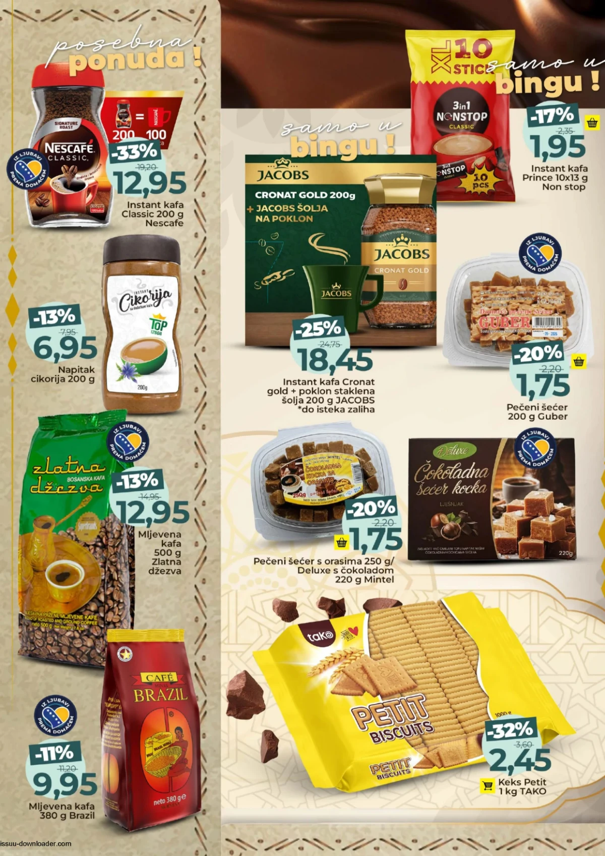 Bingo mliječni proizvodi – sirevi jogurti i Delis sir na akciji