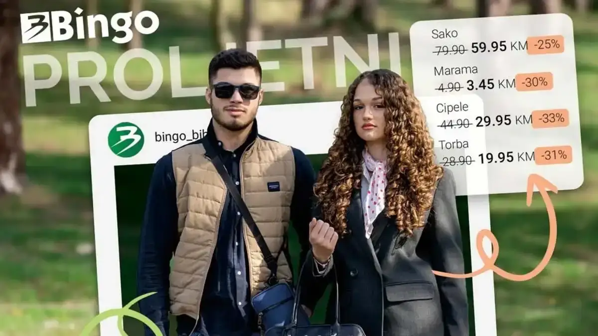 Bingo garderoba do 44% – proljetni trendovi 2026 katalog strana hero