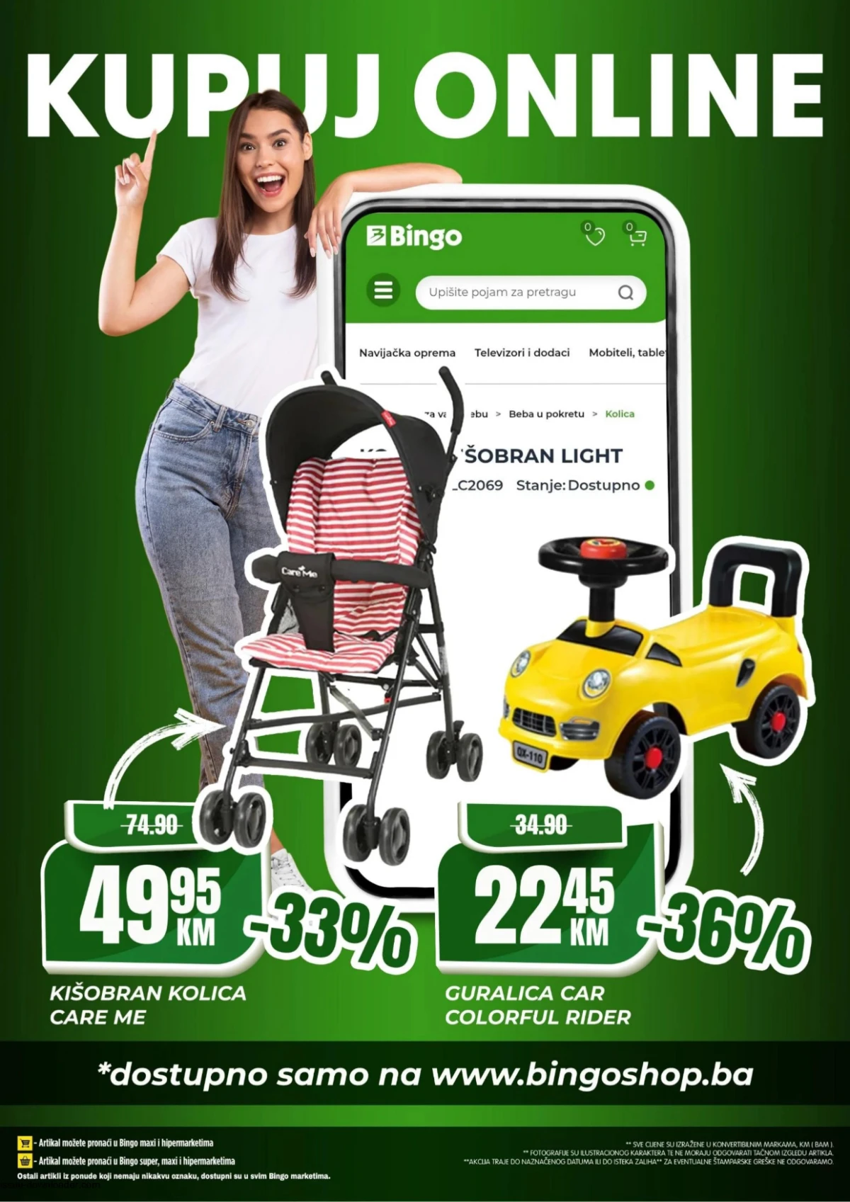 Bingo TOP ponuda strana 8 – završna strana vikend akcije sa dodatnim popustima