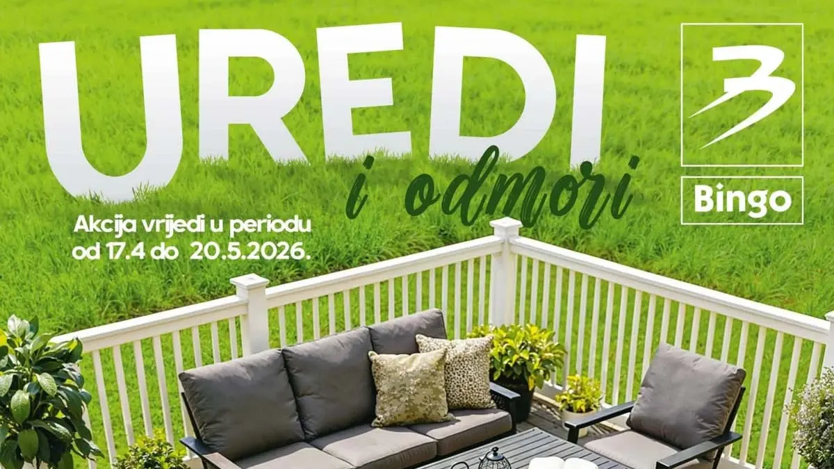 Bingo sniženja do 50% vrt roštilj alat katalog akcija do 20.05.2026
