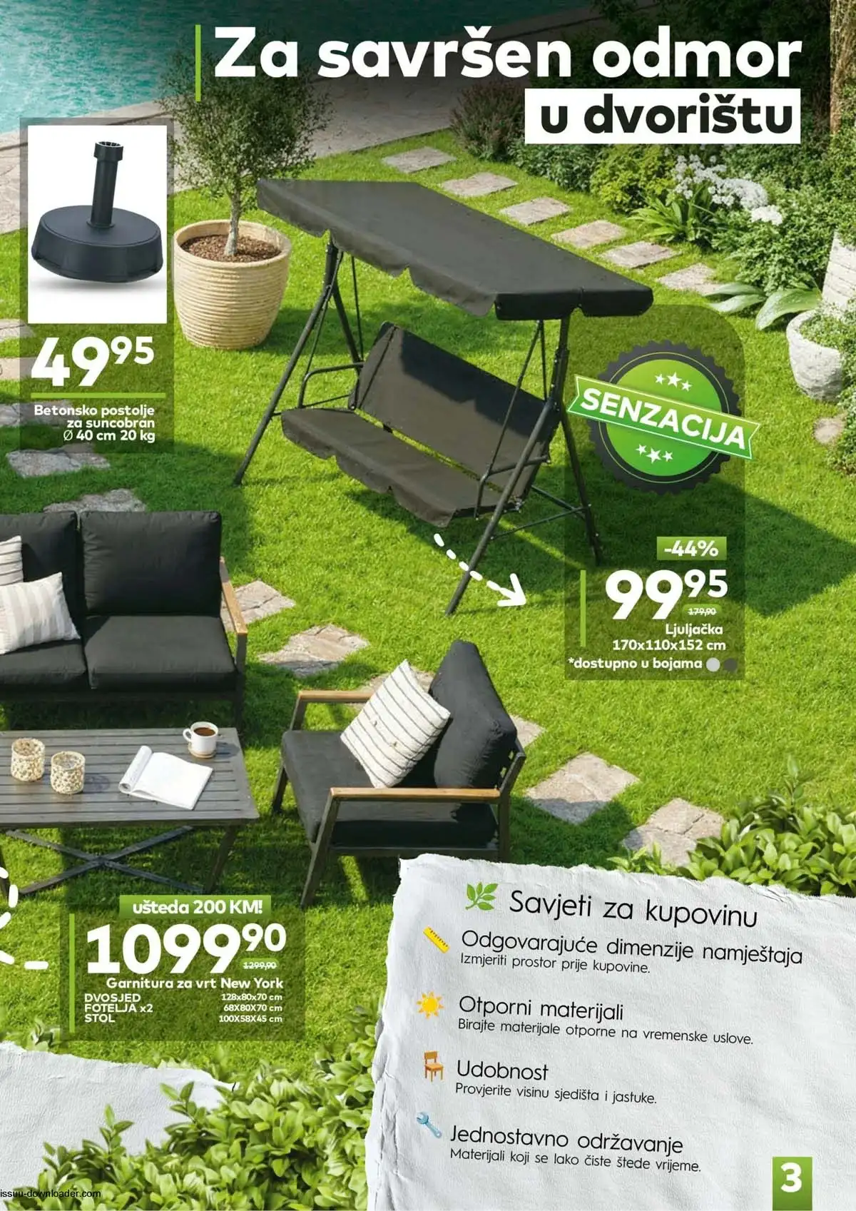 Bingo sniženja do 50% vrt paviljoni saksije žardinjere katalog akcija do 20.05.2026 strana 3