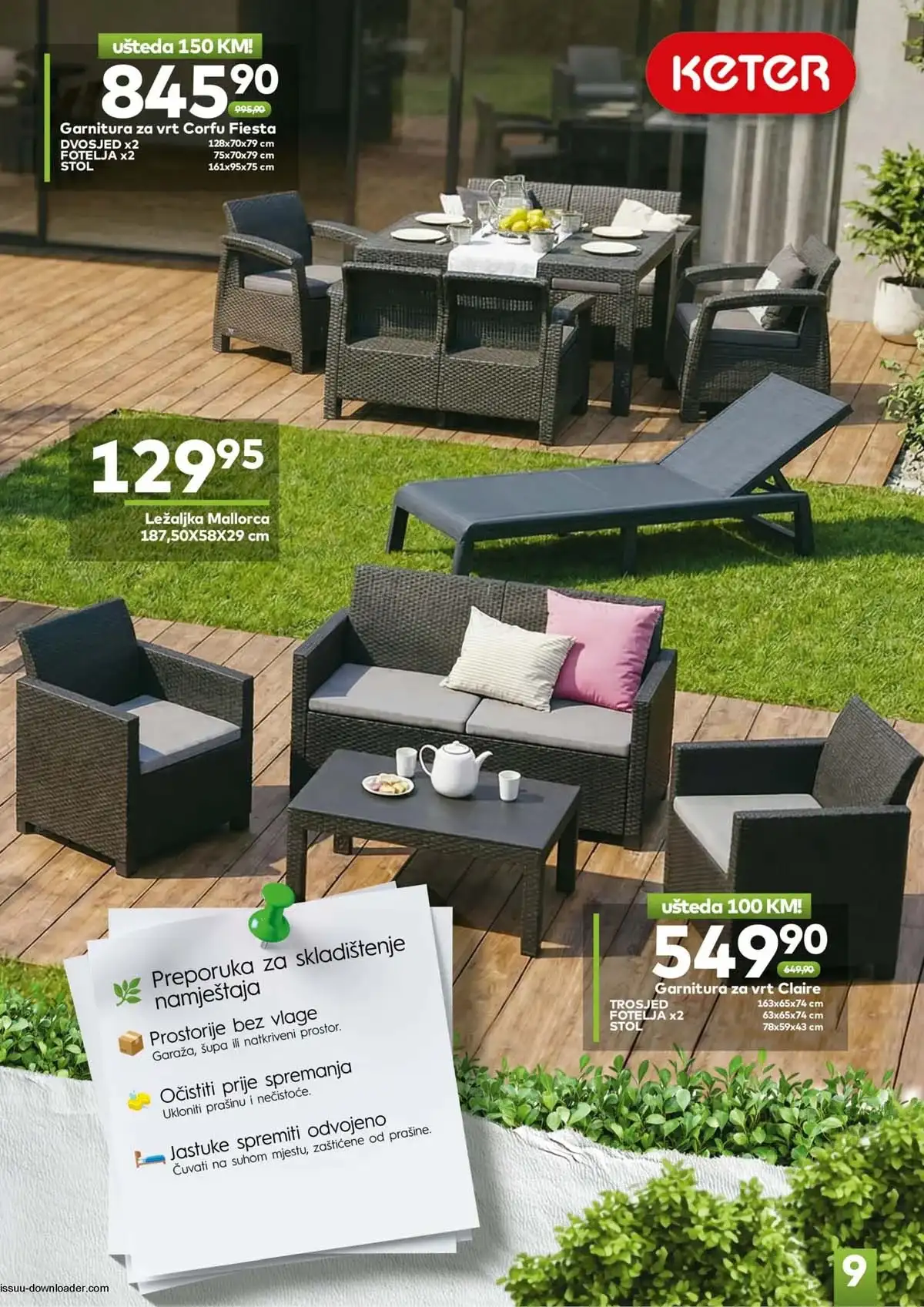 Bingo sniženja do 50% vrt oprema dvorište katalog akcija do 20.05.2026 strana 9