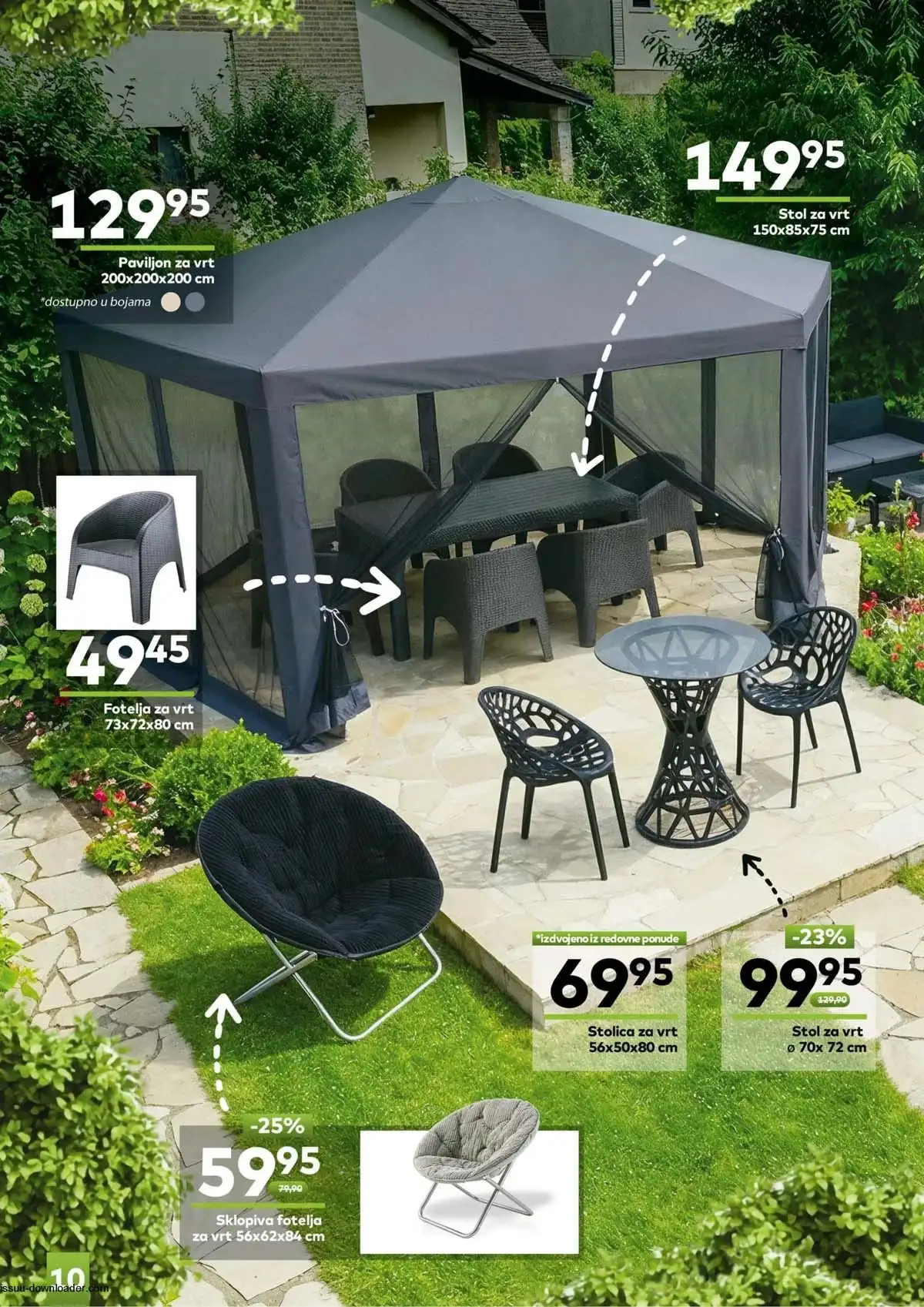 Bingo sniženja do 50% vrt garniture katalog akcija do 20.05.2026 strana 10