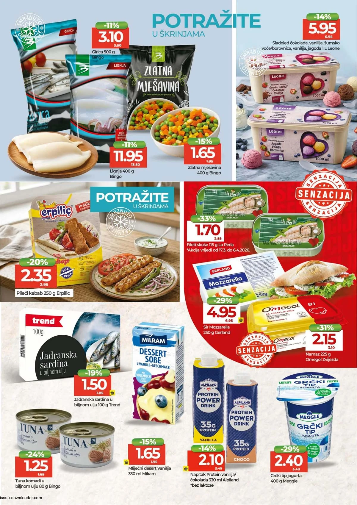 Bingo katalog strana 7 – sniženja do 29. marta 2026. Bingo katalog sniženja – strana 7 – akcija do 29. marta 2026.