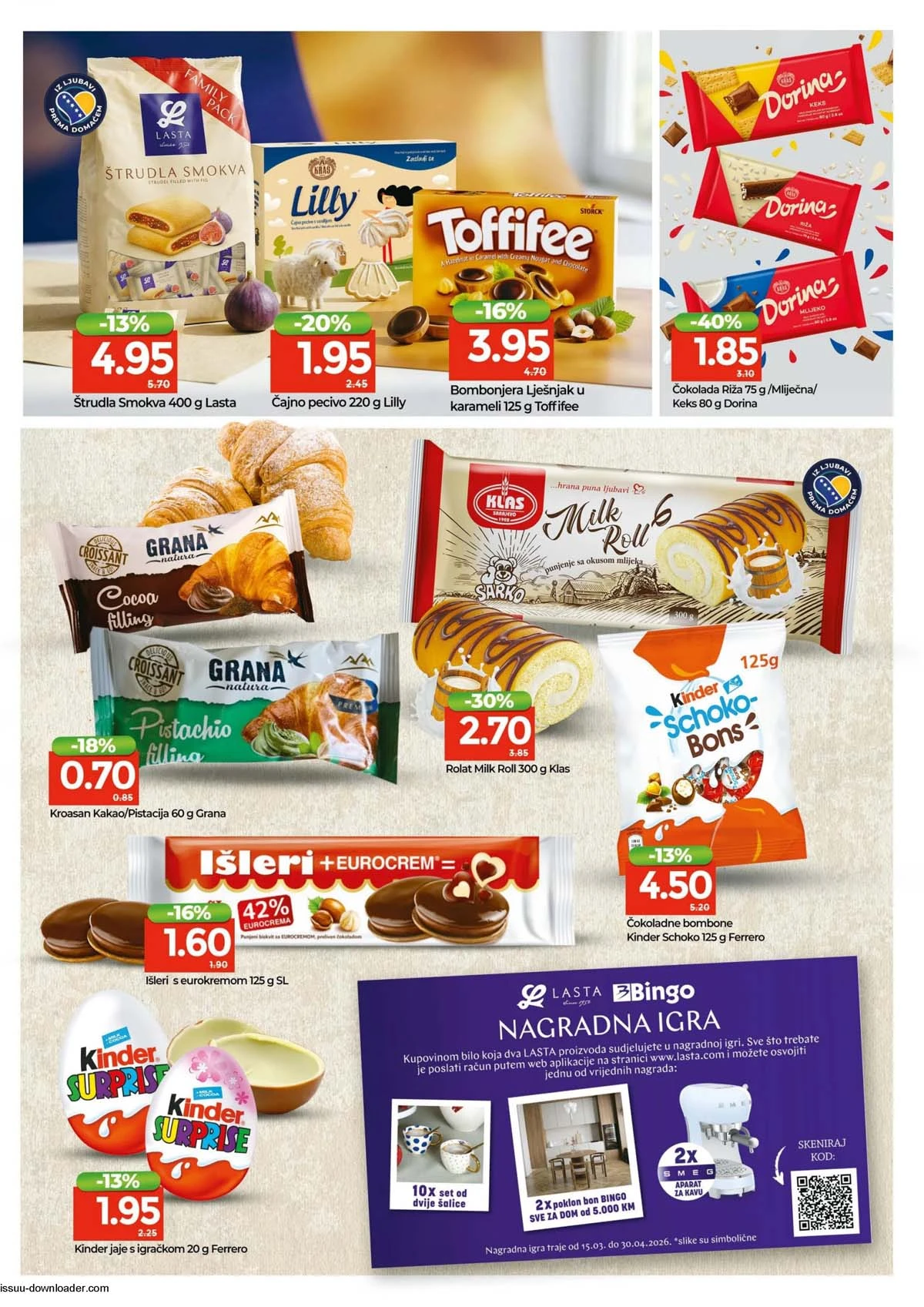 Bingo katalog strana 15 – sniženja do 29. marta 2026. Bingo katalog sniženja – strana 15 – akcija do 29. marta 2026.