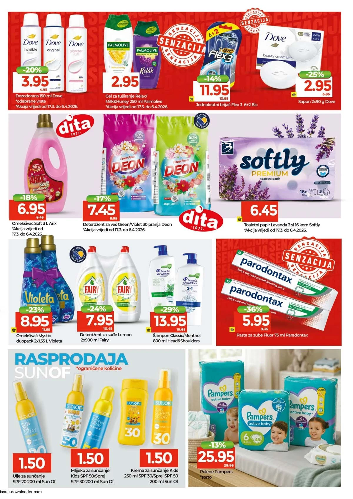 Bingo katalog strana 17 – sniženja do 29. marta 2026. Bingo katalog sniženja – strana 17 – akcija do 29. marta 2026.