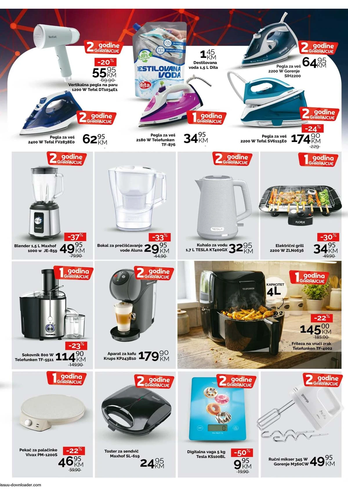 Bingo katalog tehnike strana 3 akcija televizori mali kućanski aparati sniženja do 27.04.2026 BiH
