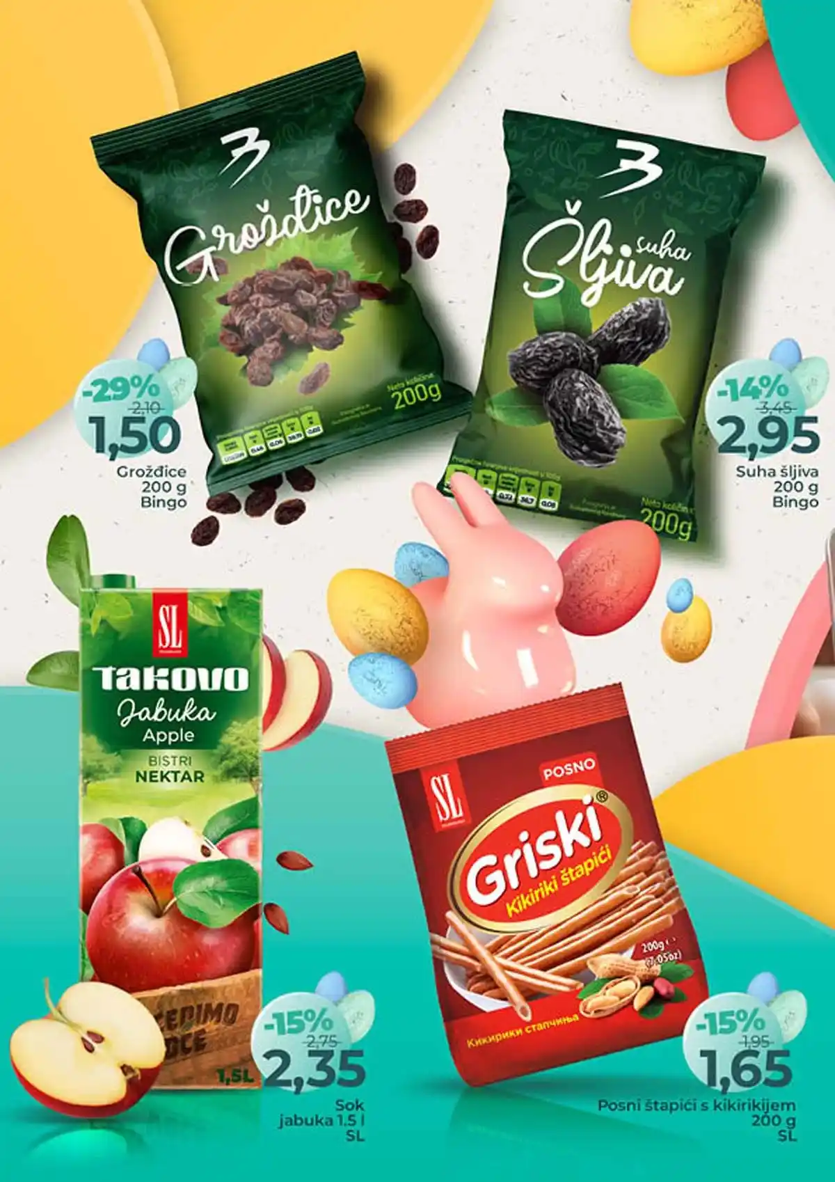 Bingo posebna akcija – katalog strana 7, sniženja do 12. aprila 2026. Bingo posebna akcija katalog strana 7 – ponuda i sniženja do 12. aprila 2026.