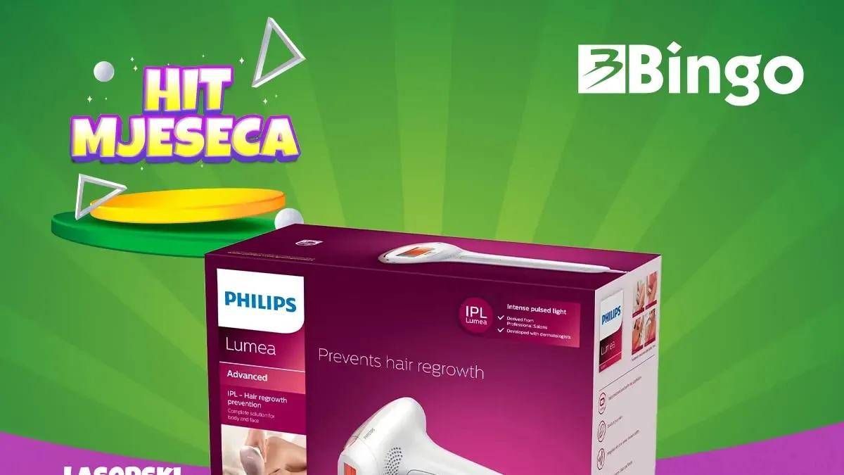 Bingo Hit mjeseca – Philips Lumea laserski epilator za 619 KM