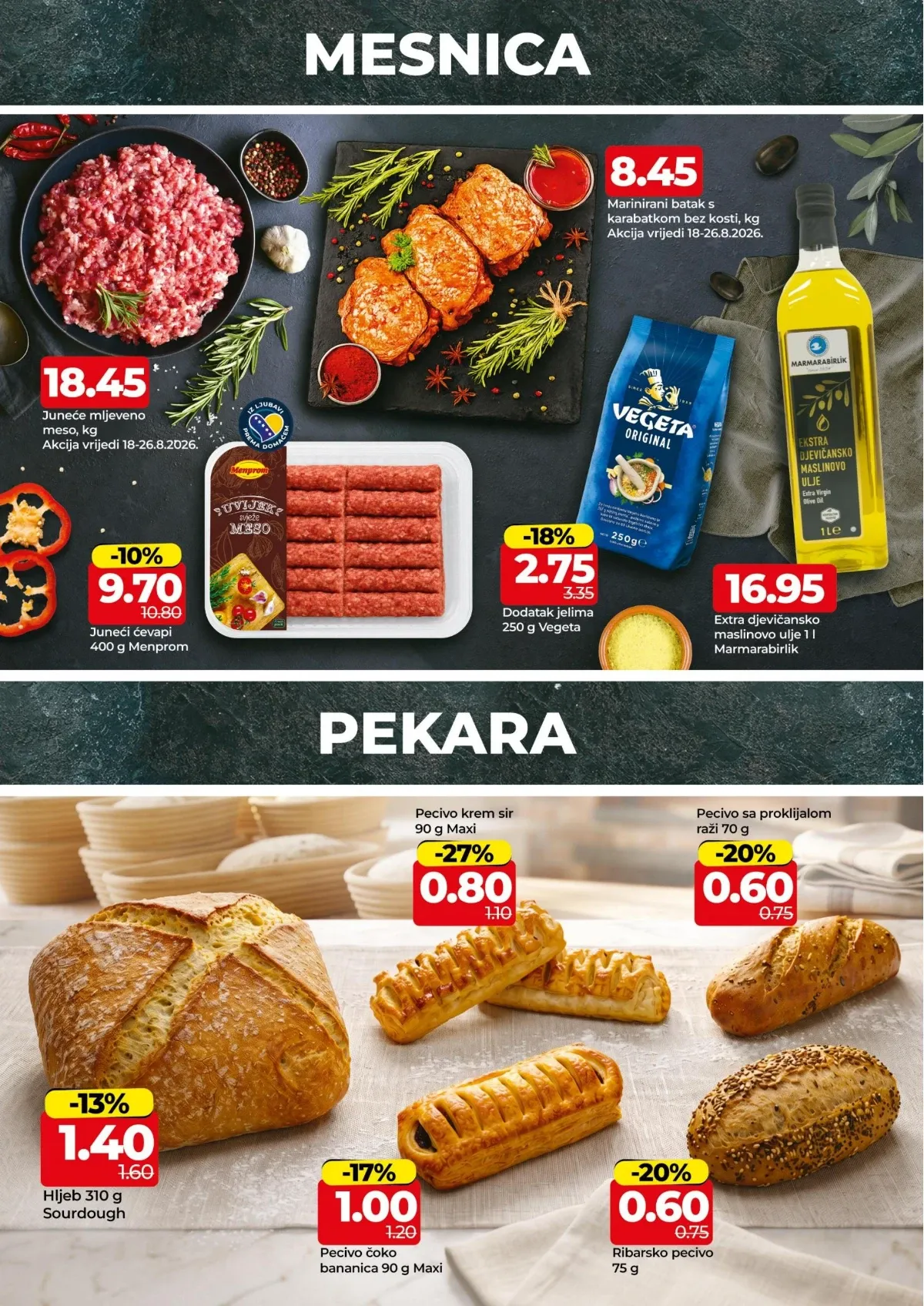 Bingo katalog do 30.08.2026. – meso i pekarski proizvodi po akcijskim cijenama