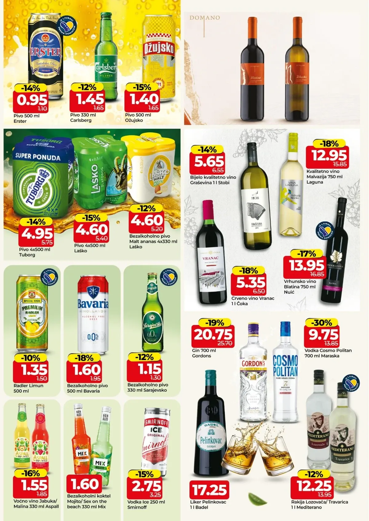 Bingo katalog do 30.08.2026. – pivo, bezalkoholna pića, vino i druga pića
