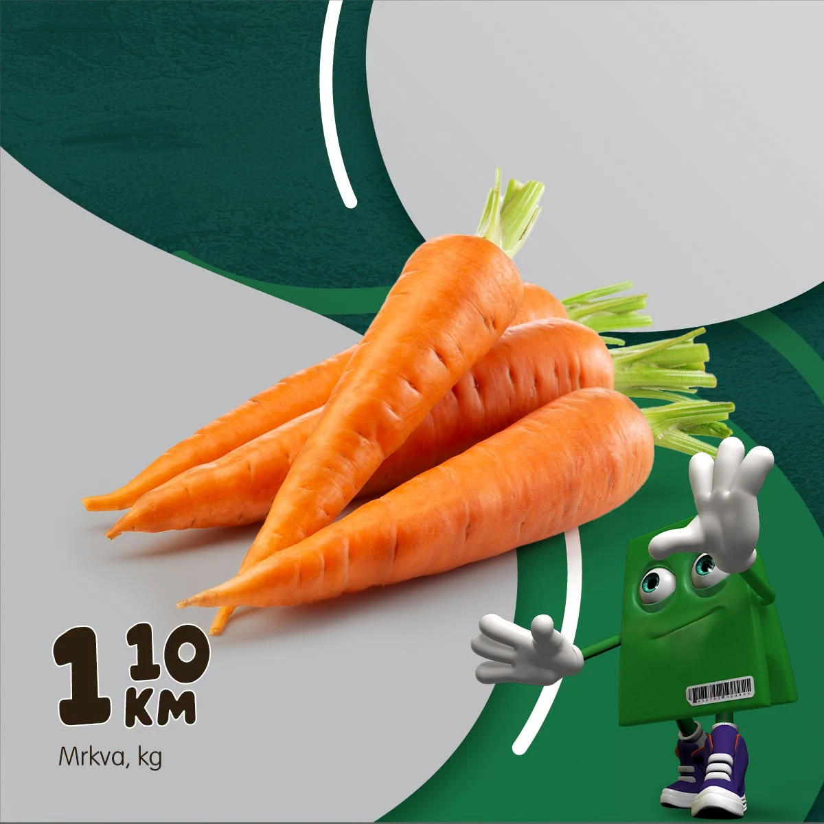 Bingo Trio ponuda do 26.08.2026. – mrkva po cijeni od 1,10 KM za kilogram