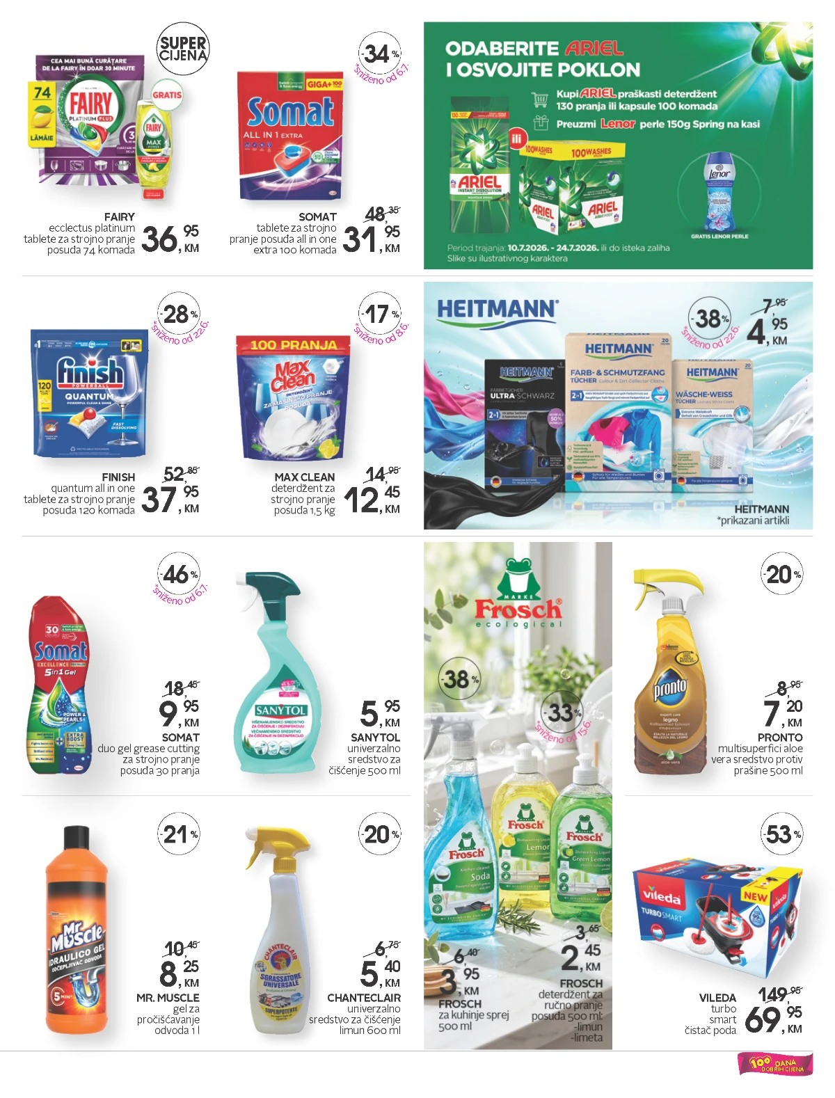 CM katalog – sredstva za čišćenje doma i kućnu higijenu na akciji – strana 25