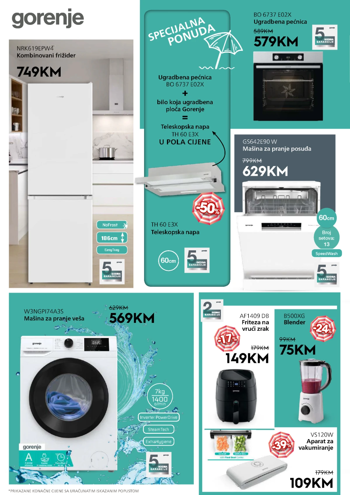 Domod katalog frižideri i zamrzivači
