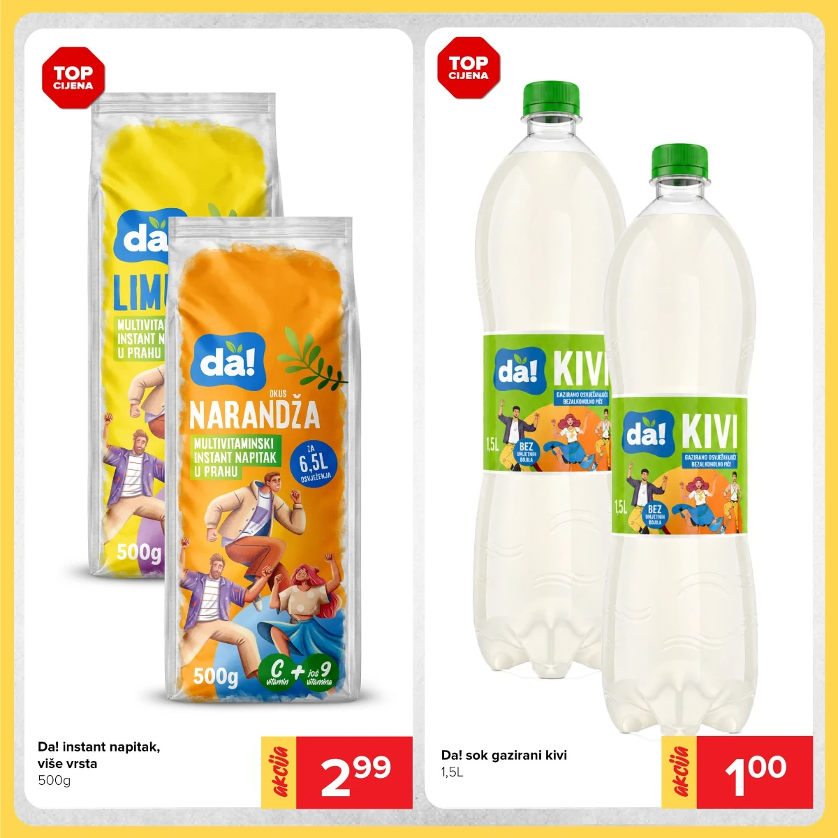 Đurić vikend akcija – instant napici i gazirani sokovi