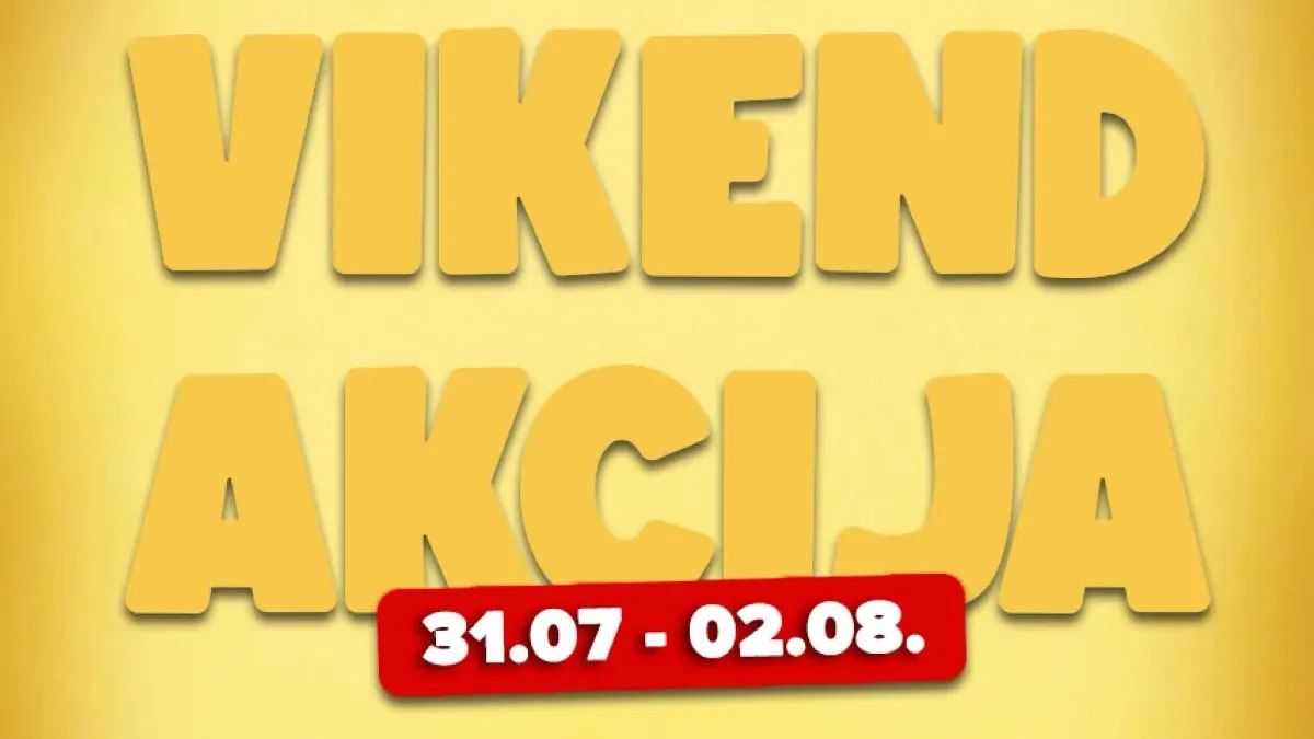 Đurić vikend akcija do 02.08.2026. – TOP cijene paprike, krompira, paradajza, breskvi, grožđa i Lenka sladoleda