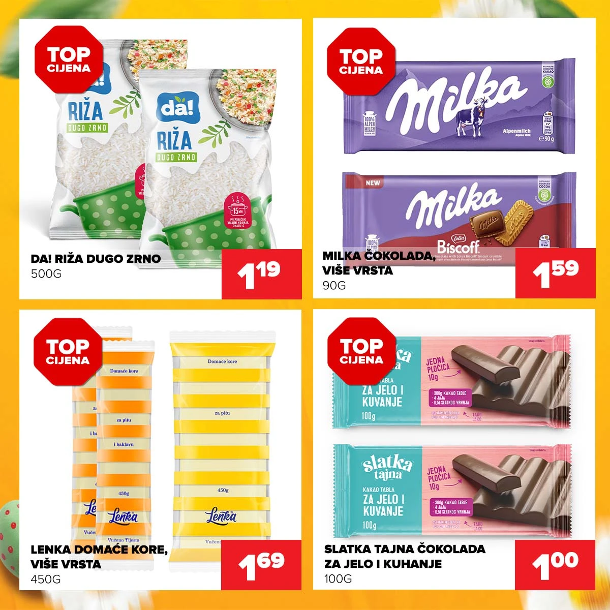 Đurić Supermarketi Vaskršnja akcija do 50 posto sniženja prehrana april 2026 – stranica 9