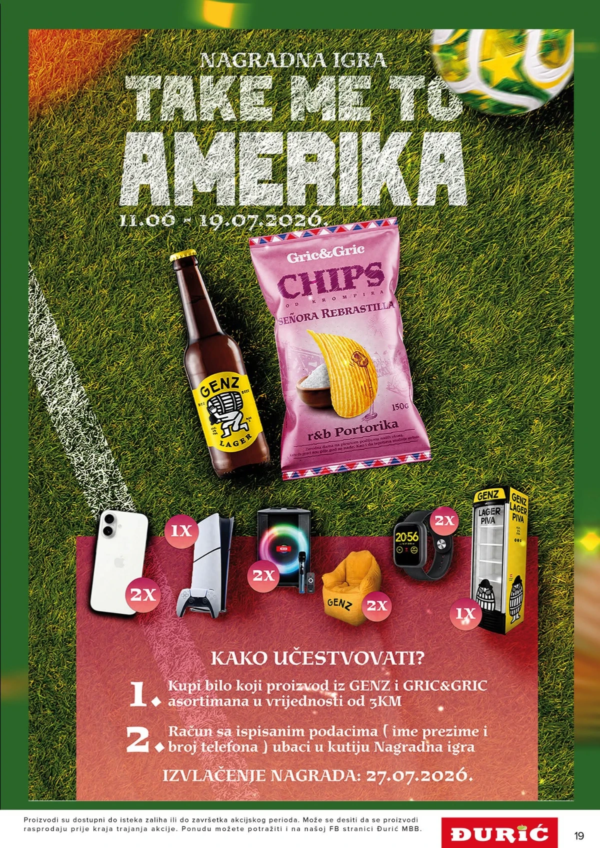 Đurić supermarket katalog do 15.07.2026 – akcije za svakodnevnu kupovinu