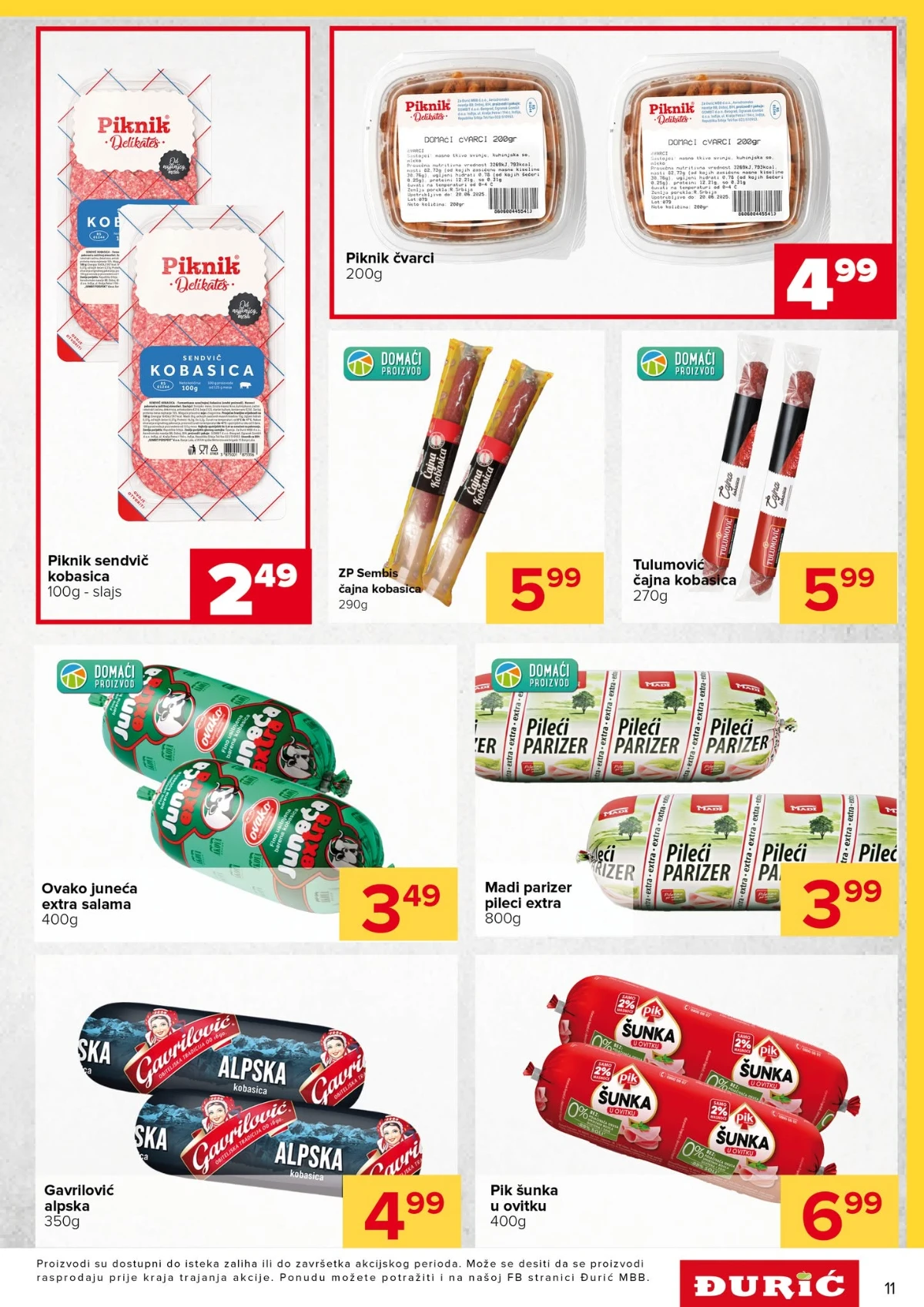 Đurić Supermarket katalog 16.07. do 29.07.2026. – strana 11
