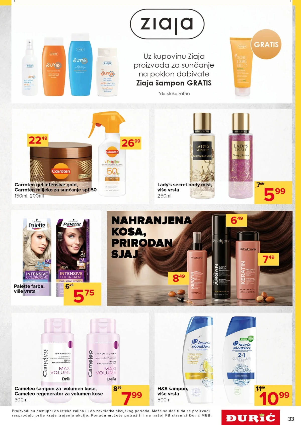 Đurić Supermarket katalog 16.07. do 29.07.2026. – strana 33