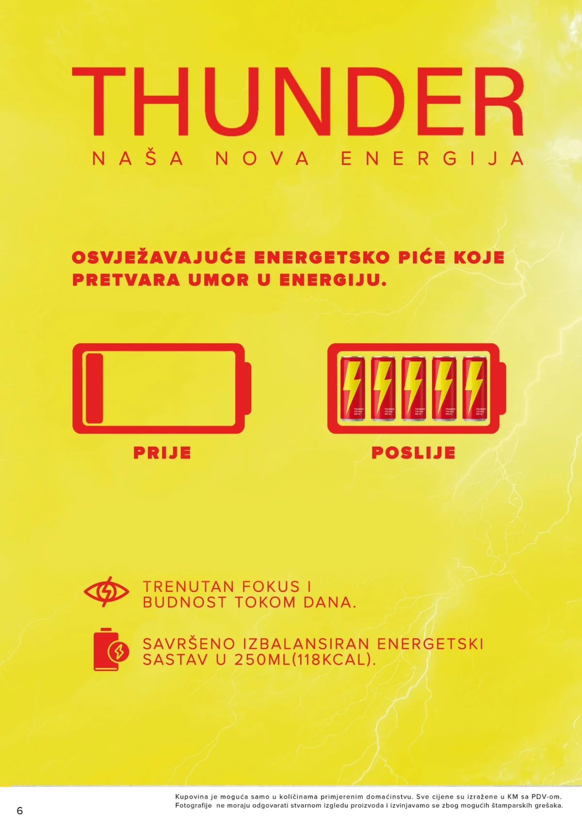 Thunder energetsko piće u aktuelnoj Đurić ponudi