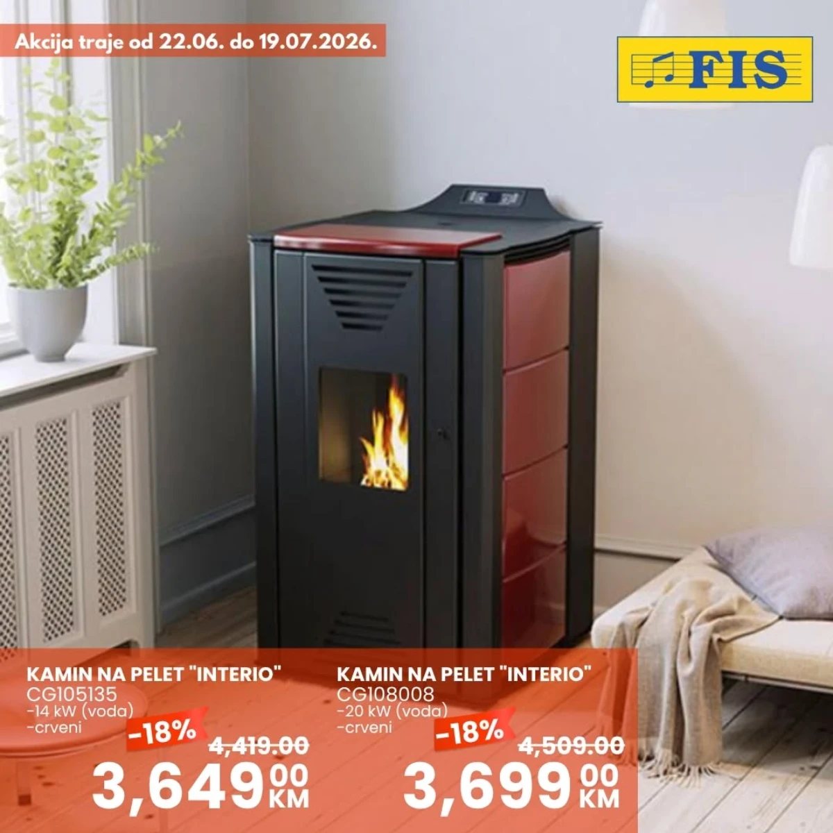 FIS ThermoFLUX akcija – kotao na pelet Peeling 50 kW po akcijskoj cijeni