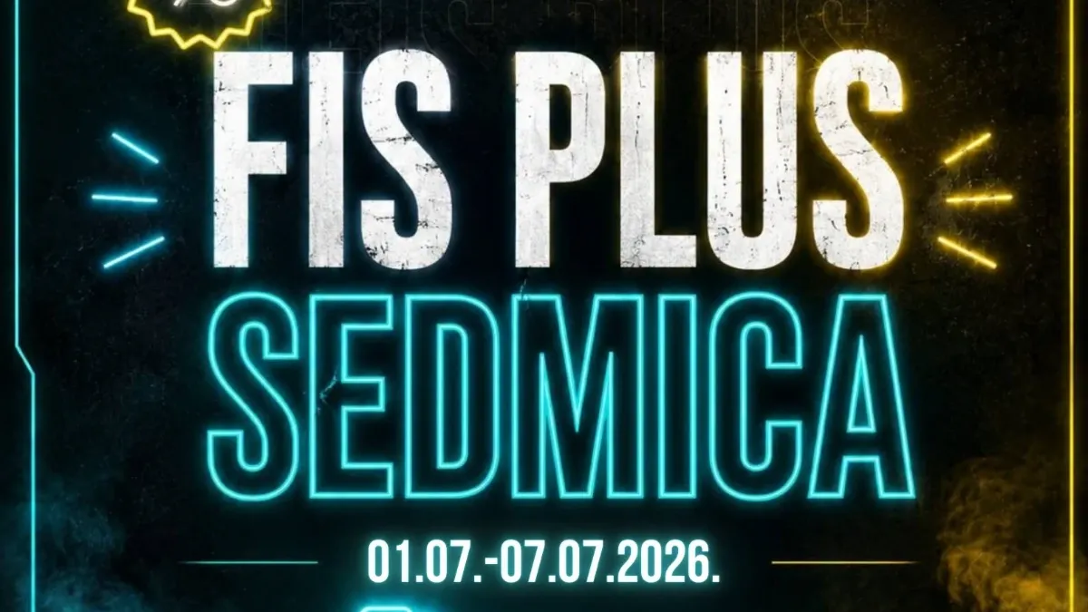 FIS Plus Sedmica – popusti do 38% od 01.07. do 07.07.2026.