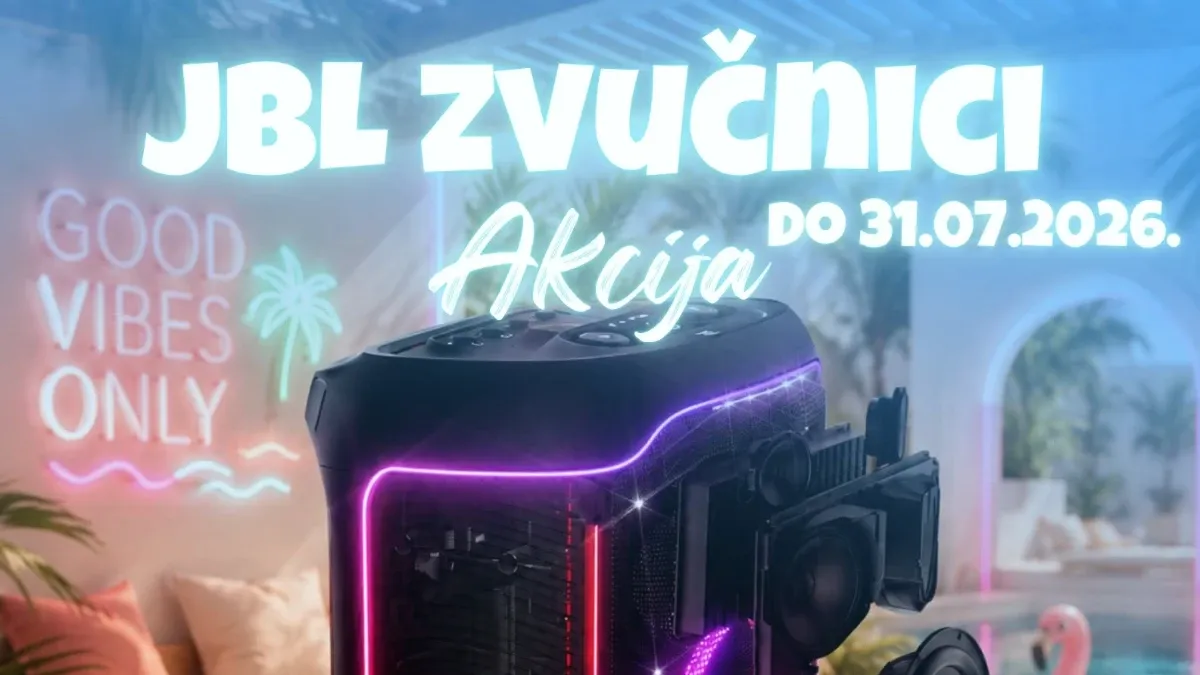 JBL zvučnici akcija u FIS-u – Bluetooth zvučnici, PartyBox modeli i audio oprema na sniženju do 31.07.2026.