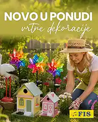 FIS vrtne dekoracije novo u ponudi figure za vrt solarne lampe kućice za ptice cijene već od 3,20 KM