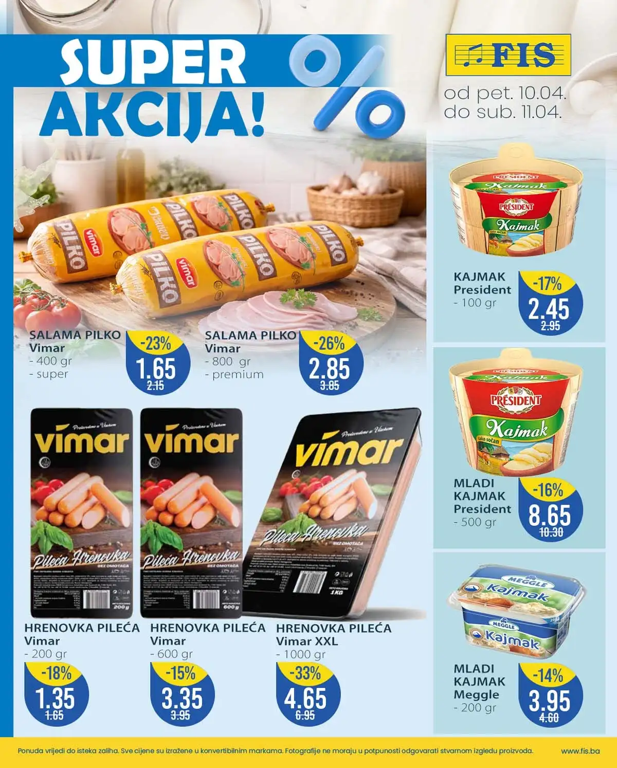 FIS vikend akcija do 40% sniženja prehrana i kućne potrepštine katalog april 2026 strana 2