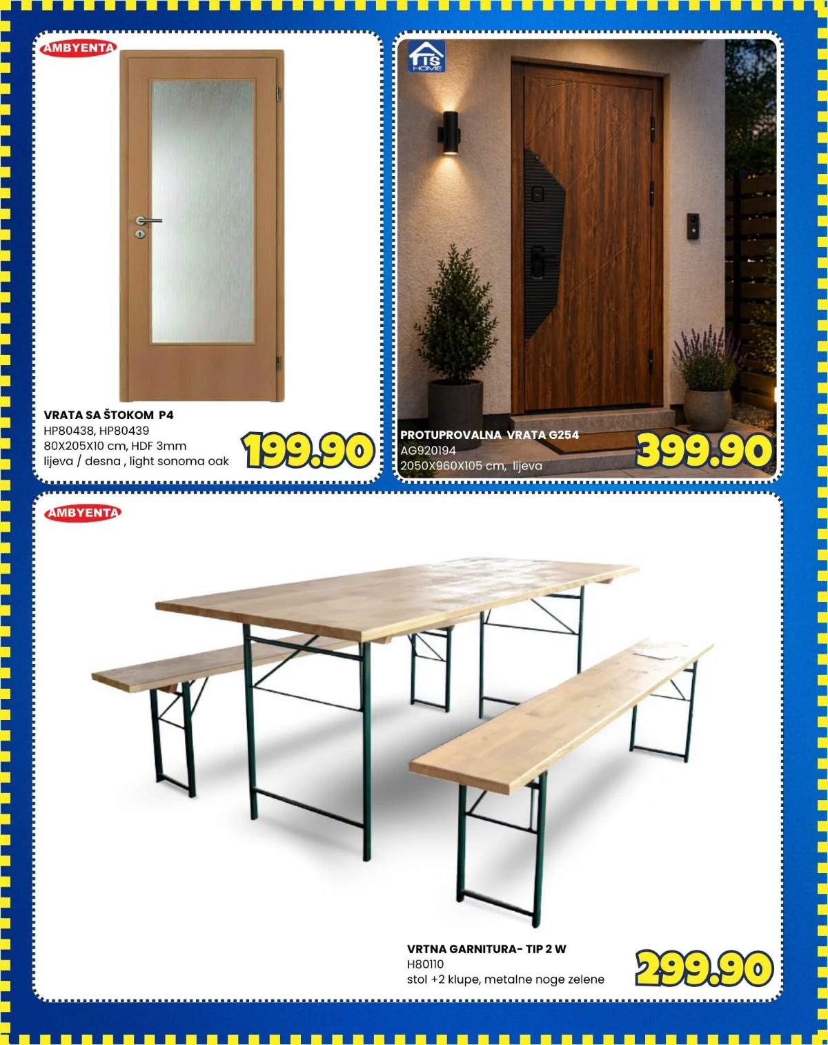 FIS akcija – laminat, PVC program i oprema za dom