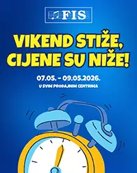 FIS vikend akcija neprehrana – Vikend stiže, cijene su niže do 09.05.2026