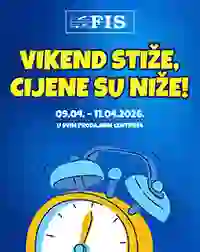 FIS vikend akcija neprehrana – Vikend stiže, cijene su niže do 11.04.2026