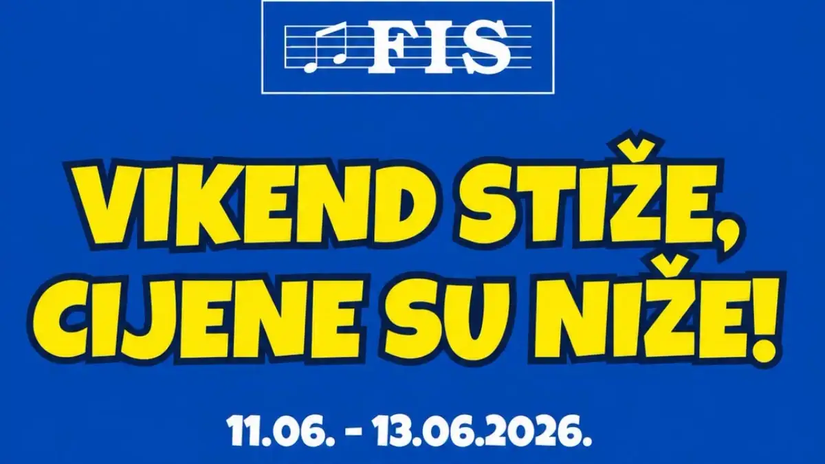 FIS vikend akcija – Vikend stiže, cijene su niže od 11.06. do 13.06.2026