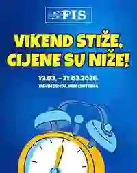 FIS vikend akcija neprehrana – Vikend stiže, cijene su niže do 21.03.2026