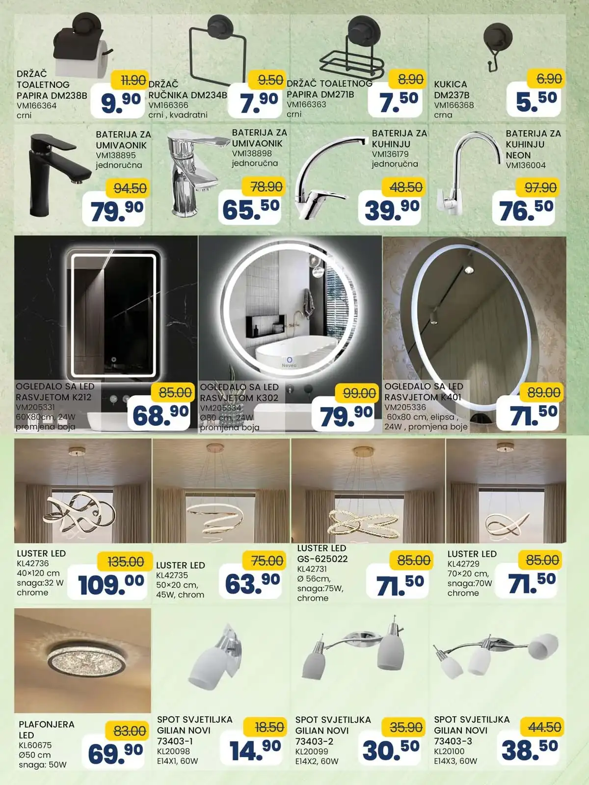 FIS kuhinja – čaše, tanjiri i pribor FIS katalog kuhinja i posuđe – sniženja april 2026