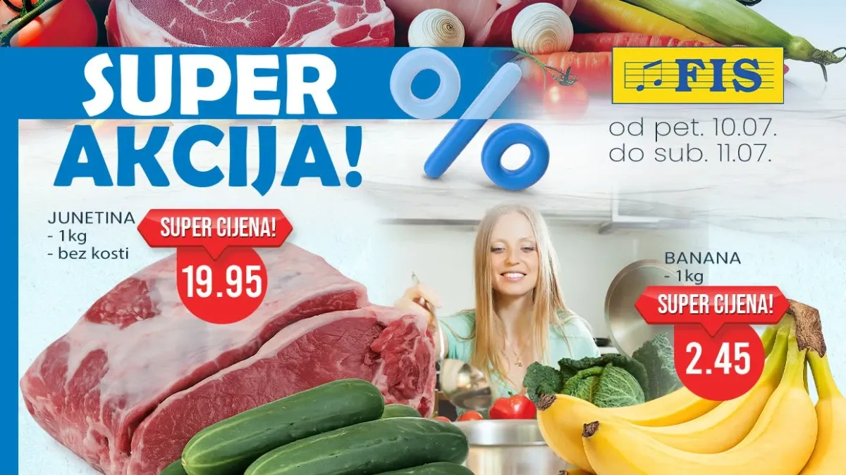 FIS vikend akcija donosi uštede do 32% od 10. do 11.07.2026.