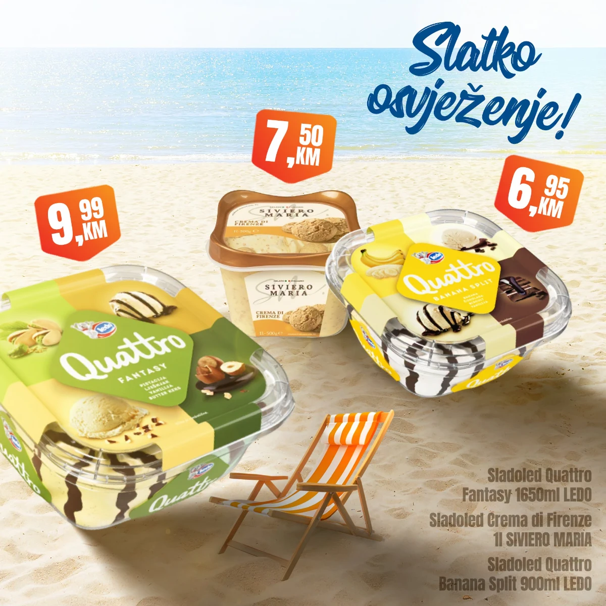 Fortuna Market vikend akcija strana 8 – Ledo Quattro sladoledi i ljetno osvježenje po akcijskim cijenama