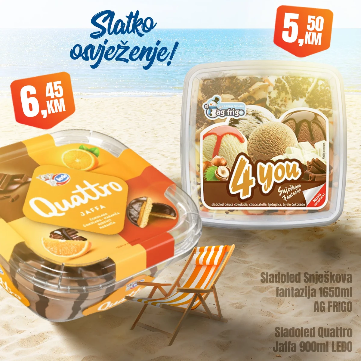 Fortuna Market vikend akcija strana 7 – Ledo Quattro i AG Frigo Snježna fantazija na akciji