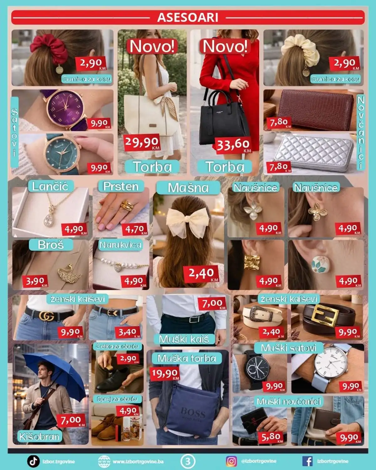 Izbor Trgovine akcija – kućni proizvodi i garderoba na sniženju do 10. aprila 2026 (strana 3)