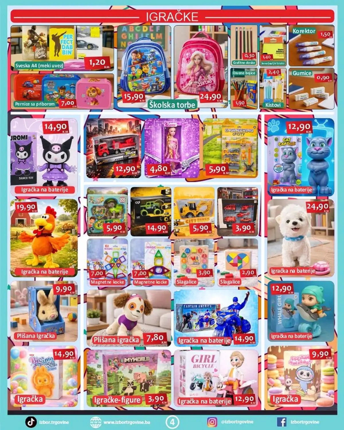 Izbor Trgovine akcija – kućni proizvodi i garderoba na sniženju do 10. aprila 2026 (strana 4)