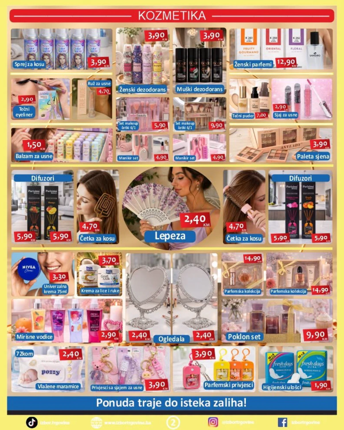 Izbor trgovine kozmetika akcija do 29.05.2026 – parfemi, makeup i beauty proizvodi