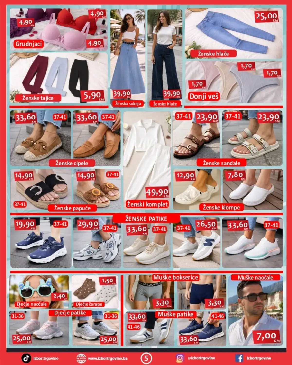 Izbor Trgovine akcija – kućni proizvodi i garderoba na sniženju do 01. maja 2026 (strana 5)