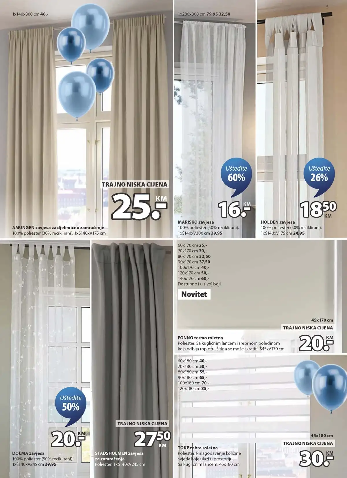 JYSK rođendanska akcija katalog sniženja namještaja i opreme za dom – strana 5 – do 14.04.2026