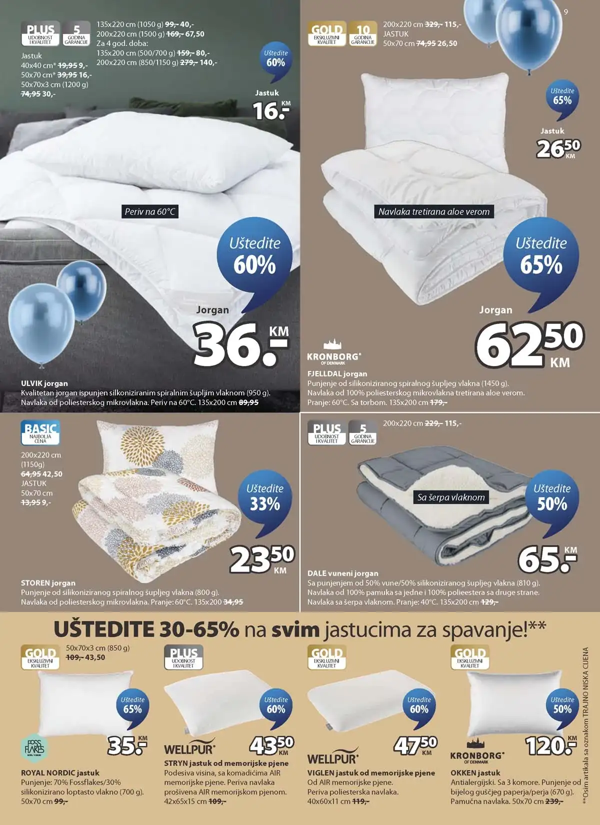 JYSK rođendanska akcija katalog sniženja namještaja i opreme za dom – strana 9 – do 14.04.2026