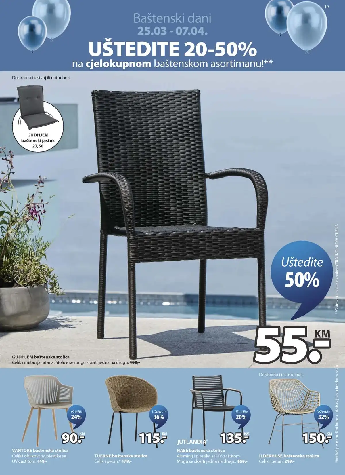 JYSK rođendanska akcija katalog sniženja namještaja i opreme za dom – strana 19 – do 14.04.2026